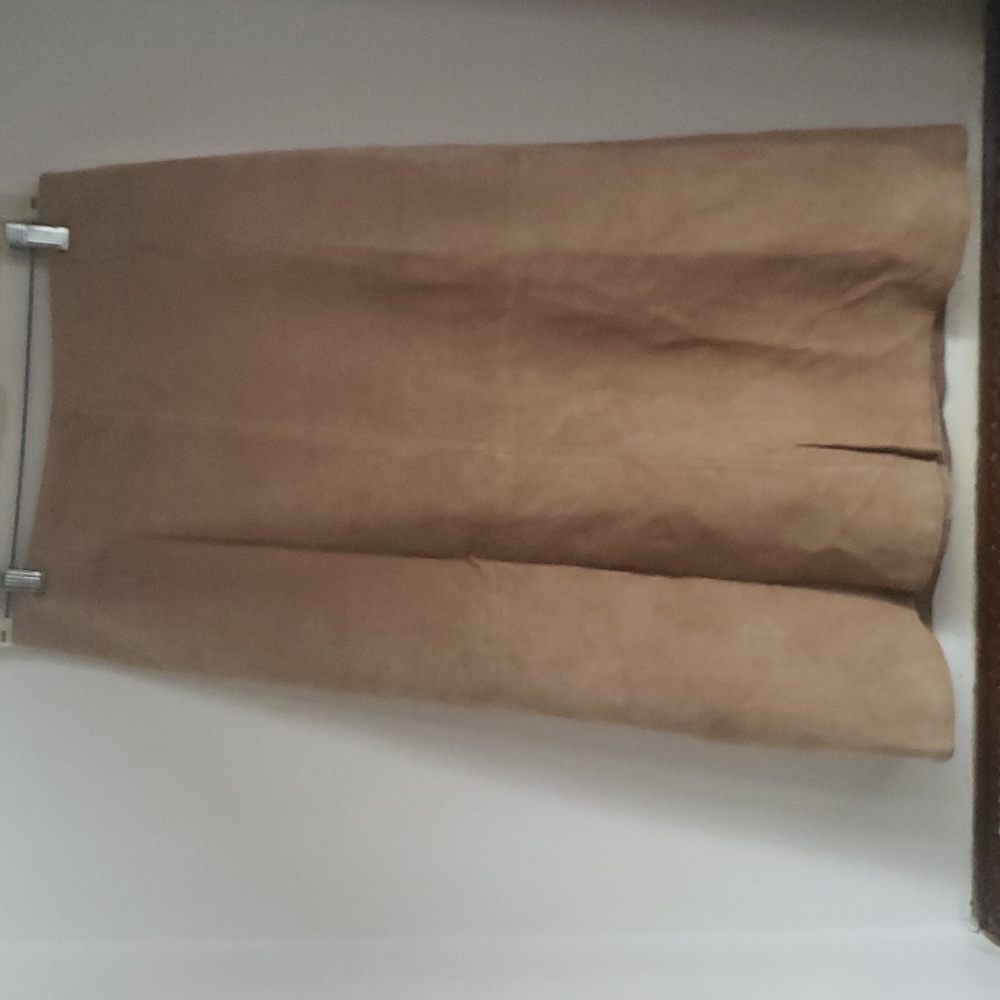 SUTTON STUDIO Camel Suede Skirt Sz 10